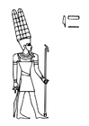 Kleurplaten Amun