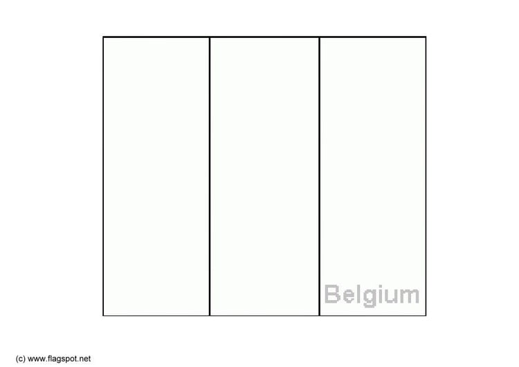 Kleurplaat Belgie