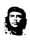 Kleurplaat Che Guevara