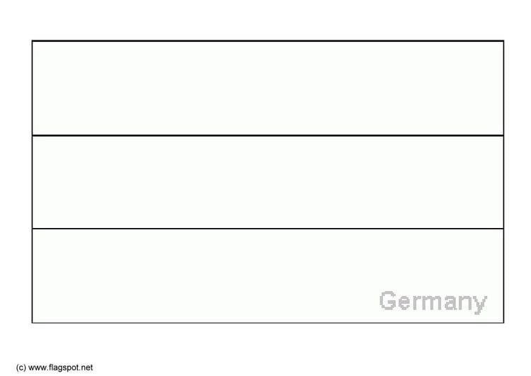 Kleurplaat Duitsland
