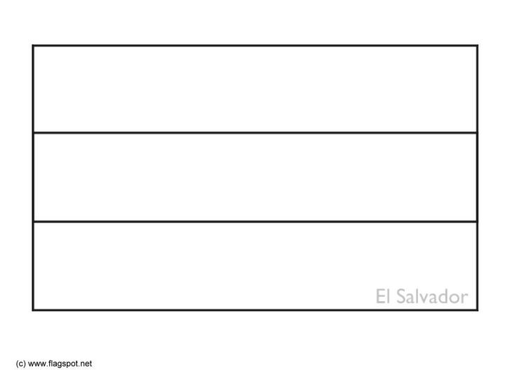 Kleurplaat El Salvador. Gratis kleurplaten om te printen - afb 6351.