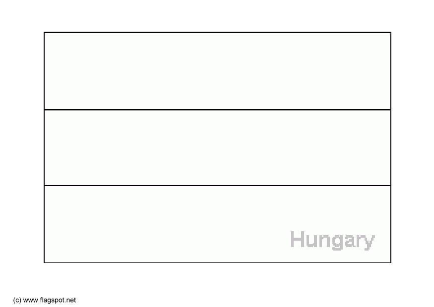Kleurplaat Hongarije