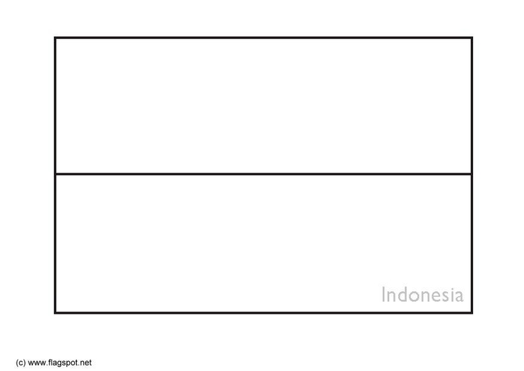 Kleurplaat Indonesie