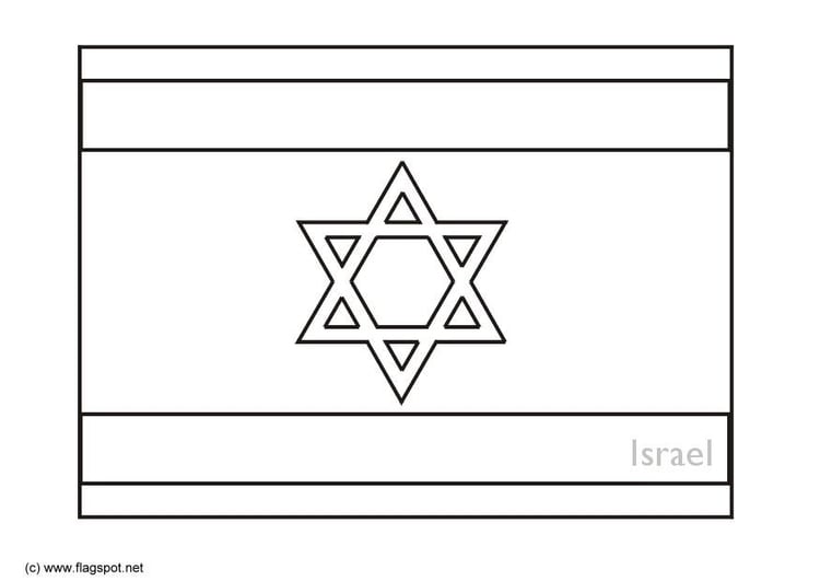 Kleurplaat Israel