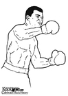 Kleurplaat Muhammad Ali