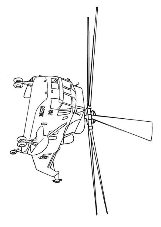 Seaking helicopter