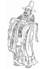 kleurplaat Zhang Xun