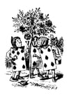 Alice in Wonderland - kaart mannen