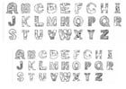 Kleurplaat alphabet