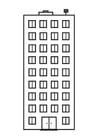 Kleurplaat appartement