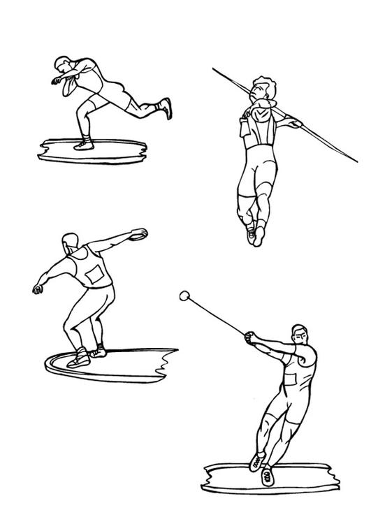 Atletiek - werpen en stoten