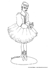 Kleurplaten ballerina