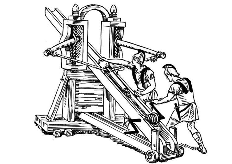 Kleurplaat ballista