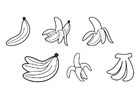 Kleurplaat banaen 