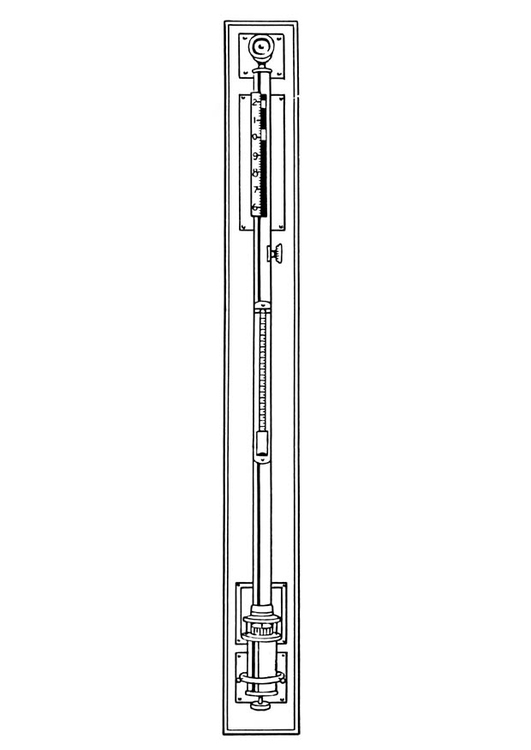 Kleurplaat barometer