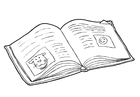 kleurplaat boek - lezen (2)