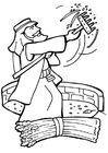 Kleurplaat boer