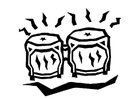 Kleurplaten bongos