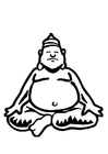 Kleurplaten buddha