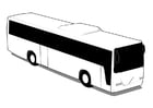 Kleurplaat bus