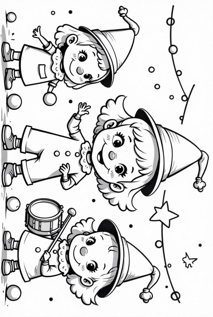 carnaval clowns