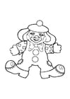 Kleurplaten clown