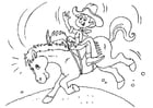 cowboy te paard
