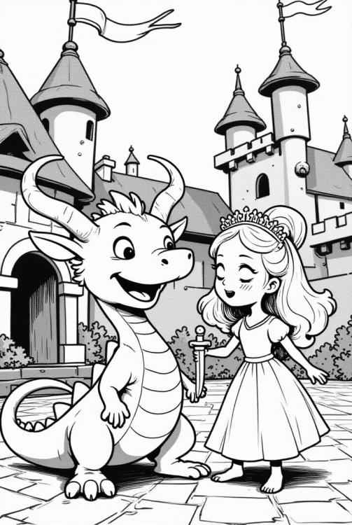 draakje met princes