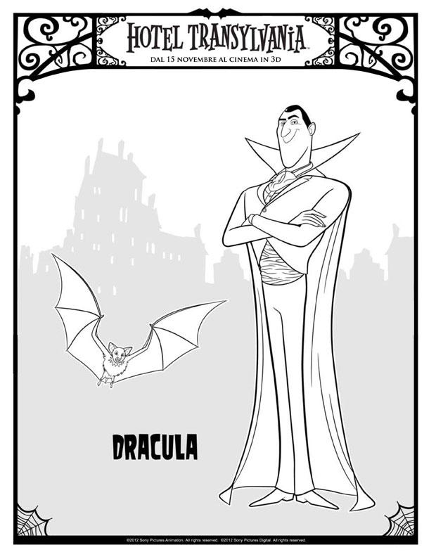 Kleurplaat Dracula
