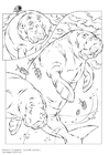 kleurplaat dugongs