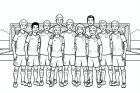 een voetbalteam