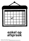 Kleurplaten enkel op afspraak