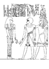 Kleurplaten Farao Amenophis III