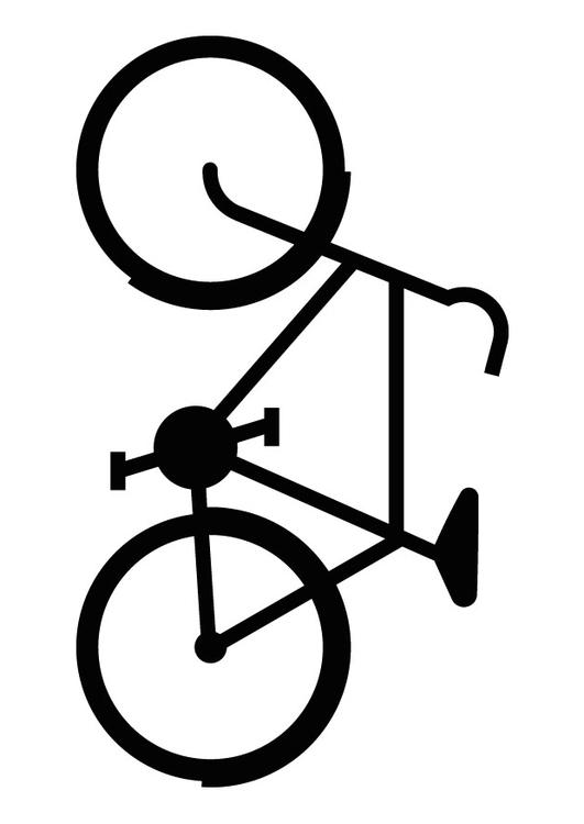 fiets silhouet