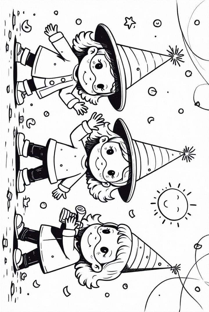 gemaskerde kinderen op carnaval