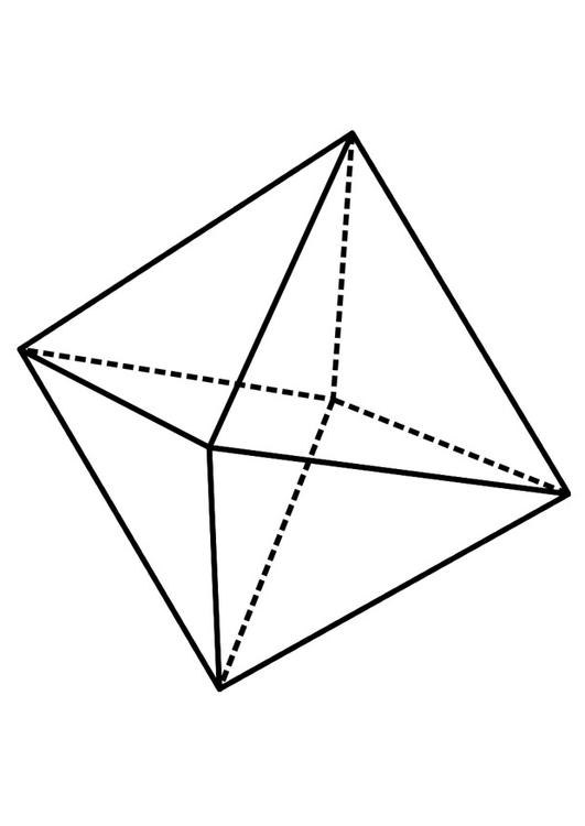 geometrische figuur - octahedron