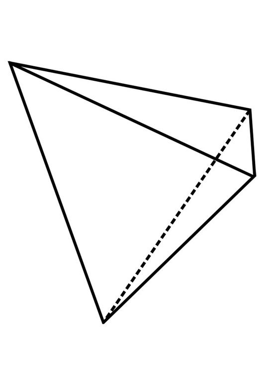 geometrische figuur - tetrahedron