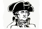 Kleurplaten George Washington