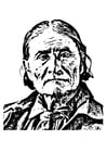 Kleurplaat Geronimo