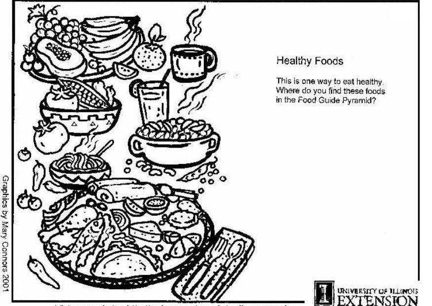 Gezond Eten Kleurplaat Kleurplaat Gezond Eten Afb 5922