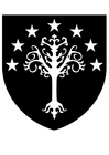 Kleurplaat Gondor wapenschild