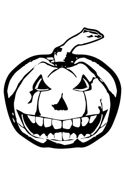 Kleurplaat halloween