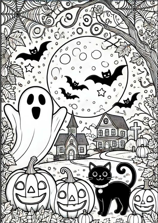Halloween-landschap