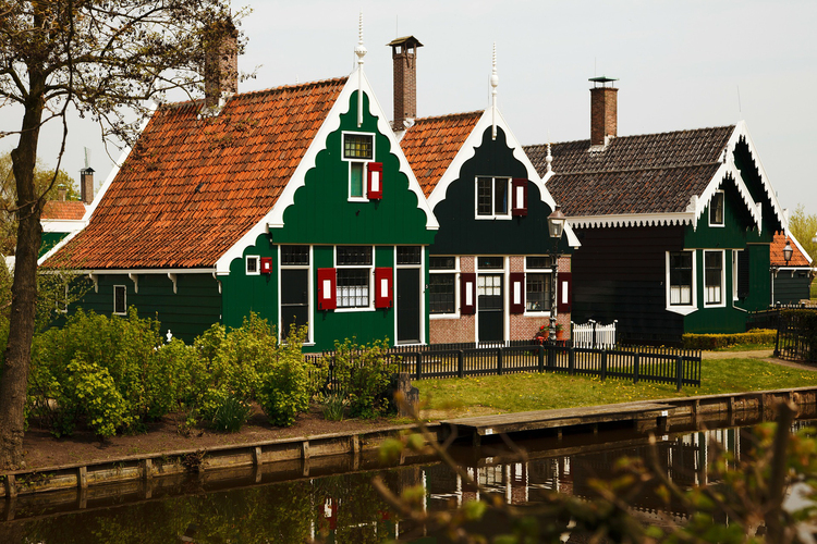 Kleurplaat huizen