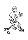 kleurplaat ijshockey