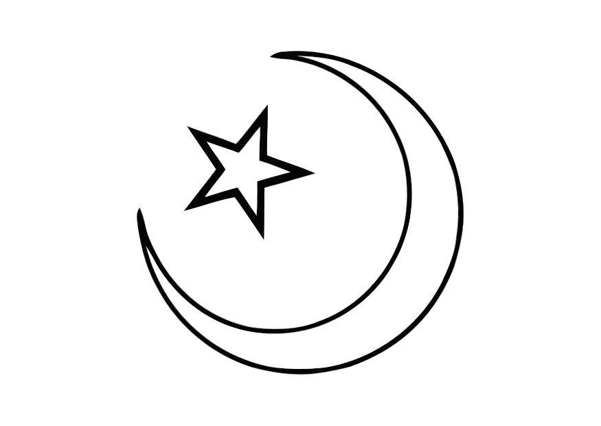 Kleurplaat islam