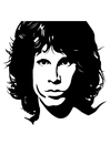 Kleurplaten Jim Morrison