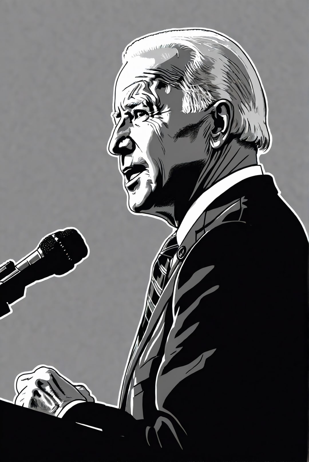Kleurplaat Joe Biden