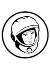Kleurplaten Joeri Gagarin