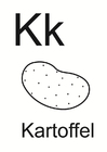 Kleurplaat k